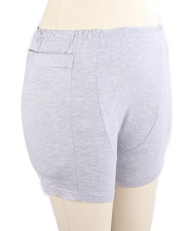 Best Older Hip Protection Shorts | Comfortable & Breathable Hip Cushion for Seniors | Security & Safety Pants (Gray L) - Buy Online on GoSupps.com