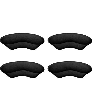Molain Heel Cushion Inserts - Bladder Prevention Pillows for Large Shoes | 2 Pairs of Suede High Insole Pads for Men & Women - Black - Buy Online on GoSupps.com