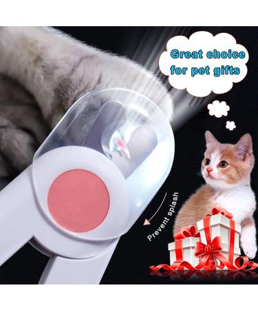 EPROICKS LED Pet Nail Clippers with Safety Guard - Pink - Ideal for Dogs, Cats, Rabbits, Guinea Pigs - Precise Trimming, Anti-Bloodline, Grooming Tool - Buy Online on GoSupps.com