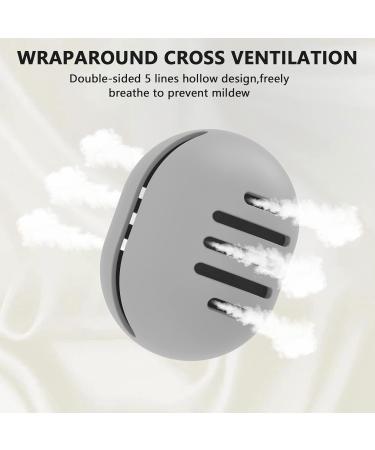 Fauxomor Silicone Make-Up Sponge Storage Bag - Breathable Travel Case for All Sizes - Sustainable Gray Blender Tool (1 Pack) - Buy Online on GoSupps.com