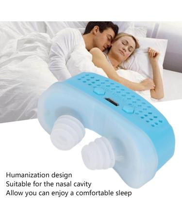 Dauerhaft Electric Snoring Solution Device - Low Noise Micro Blower, Silicone Strap, Home Use (Blue) - Buy Online on GoSupps.com