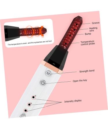 DOITOOL Eyelash Curler Beauty Tool Heated Eye Lash Curler Electric Lash Curler Eyelash Holder White to Rotate Makeup Tools Portable Abs 14.5X2.2X2.2CM - Buy Online on GoSupps.com