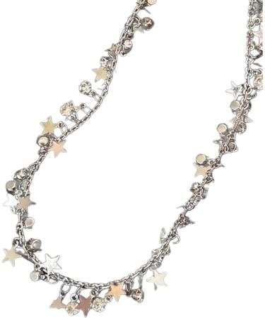 Oralgo Stylish Necklace with Round Stones | Adjustable Choker & Collarbone Chain for Everyday Use - International Shipping Available - Buy Online on GoSupps.com