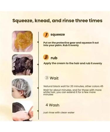 LiuQing Ltd Nourishing herbal hair color nourishing herbal hair dye single agent floral color longlasting and natural hair color shampoo for gray coverage for women and men dark brown - Buy Online on GoSupps.com