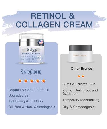 Instant Face Lift Cream with Retinol Collagen & Hyaluronic Acid Retinol Face Moisturizer for Wrinkles Neck & D collet Neck Firming Cream for Women & Men 1.7 Fl Oz 1.7 Fl Oz (Pack of 1) - Buy Online on GoSupps.com