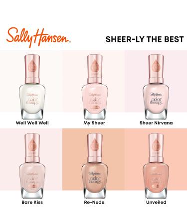 Sally Hansen Color Therapy Nail Polish - Bare Kiss (0.5 Fl. Oz) | International Shipping Available - Buy Online on GoSupps.com
