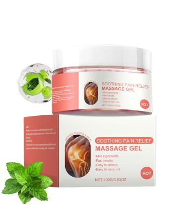 Joint Care Gel Muscle Recovery Cream Bottom Balm With Deep Penetrating Formula Long Lasting Soothing Effect 100 ml For Neck Wrist Knee Massage Use