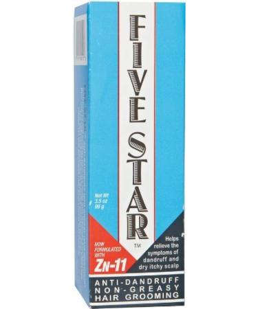 Five Star Sulfur8 Anti Dandruff Non Greasy Hair Grooming 3.5 Ounce
