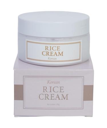 Korean Rice Cream 3.52 oz - Revitalize Skin with Ceramide & Rice Bran Essence | Glowing Moisturized Even Skin Tone | Premium Korean Skincare - Buy Online on GoSupps.com
