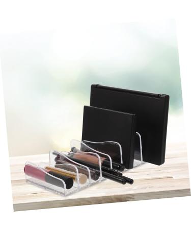 Lurrose 4 pcs Acrylic Organizer Lipstick Eyeshadow Desktop Lipsticks Contour Stand Display Clear Cosmetics Transparentx2pcs 17.2X8.5X5.3CMx2pcs - Buy Online on GoSupps.com