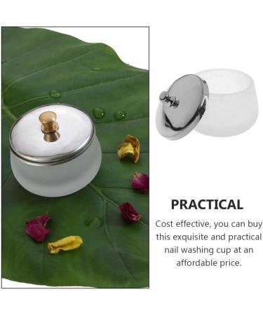 Lot de 2 Gobelets Ronds en Verre D poli Cristal 60 Ml pour Dissolvant Ongles et Nettoyage Manucure Tasse Compacte Nail Art et Soins des Ongles Professionnels - Buy Online on GoSupps.com