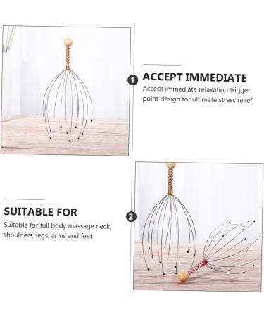 FOYTOKI 6 Piece Scalp Massager Set - Ultimate Hair Care & Relaxation | International Shipping Available - Buy Online on GoSupps.com
