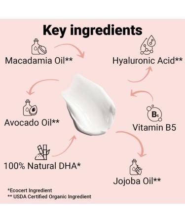 Organic Self Tanning Lotion for Natural Looking Tan with Tanning Mitt - Light to Medium - Buy Online on GoSupps.com