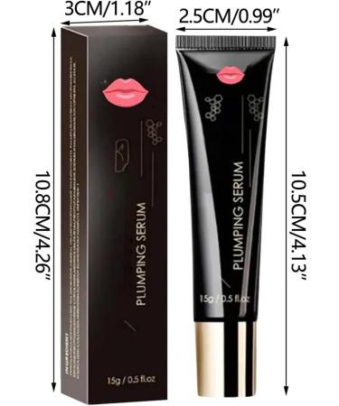 Plumpify Plumping Serum Lip Booster Oil lip care oil with immediate plumping lifting hydration and smoothing of wrinkles lip care to protect against dry lips 1 15 g 1er Pack - Buy Online on GoSupps.com