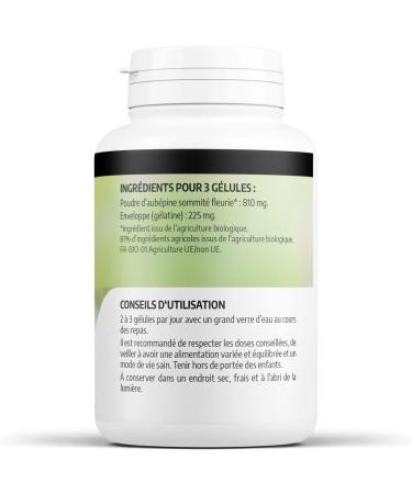 Hawthorn 270 mg - 200 capsules - Ecocert certified - Buy Online on GoSupps.com
