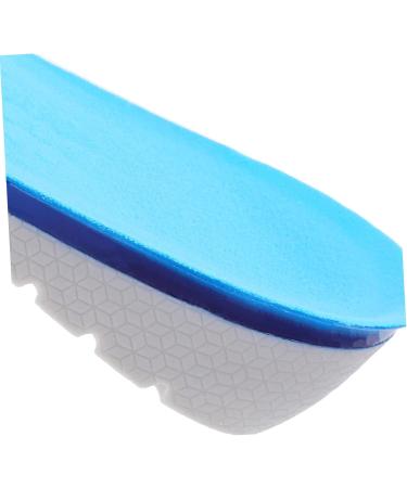 FRCOLOR Height Increasing Insoles for Men & Women - Damping Booster Pads Non-Slip Shoe Inserts for Comfortable Elevation - Elasticity Design Blue 12.7X6.3X3.5 - Buy Online on GoSupps.com