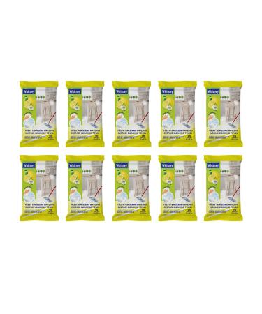 Whitney Large Floor/Surface Lemon Wipes | Pack of 20 x 10 1 count (Pack of 1)
