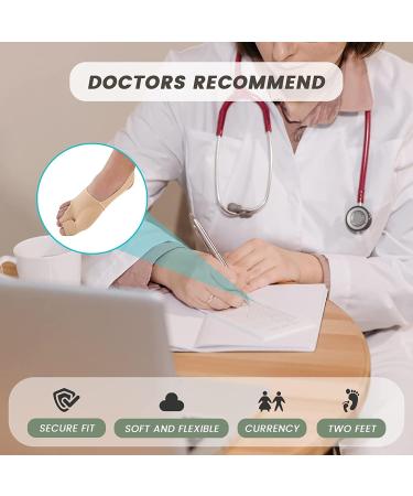 KTSAY Upgraded Bunion Corrector 2 Pcs Set for Women & Men - Non-Surgical Bunion Socks for Day/Night Support, Hallux Valgus Pain Relief, Comfortable & Breathable - Non-Slip Big Toe Straightener - Buy Online on GoSupps.com