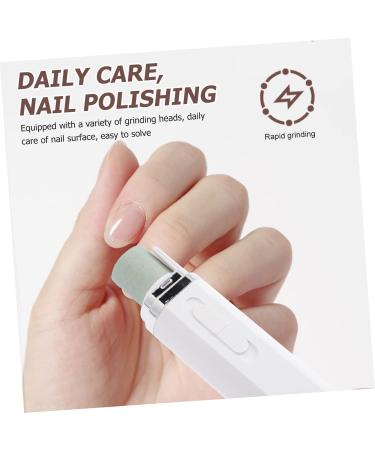 minkissy Electric Nail Acrylic Nail Drill Nail Filer Electric Infant Fingernail File Electric Nail Polisher Electric Nail Drill Lurui Nail Kits White Drill Nail Baby Abs Major - Buy Online on GoSupps.com