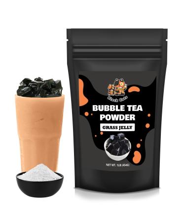 Bubble Tea Powder Kit | Grass Jelly Mix | 1LB (454g) | 18 Servings | Instant Boba Drink Mix for Smoothies and Tapioca Pearl Milk Tea