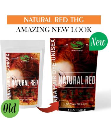 Natural Red Henna Hair & Beard Dye 100g - Chemical Free Hair Color | The Henna Guys - Buy Online on GoSupps.com