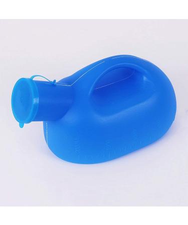 2000ml Portable Outdoor Urine Bottle with Lid Male Pee Urinal Storage Urine Collector(Blue) Happy - Buy Online on GoSupps.com