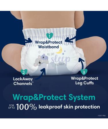 Pampers Swaddlers Overnights Diapers Size 4 - 58 Count Super Pack - Buy Online on GoSupps.com