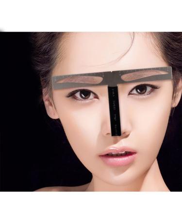  minkissy minkissy Eyebrow Positioning Ruler Measuring Kit Professional Reusable Brake Caliper One Word Eyebrow Three Point Stencil for Balancing - Buy Online on GoSupps.com
