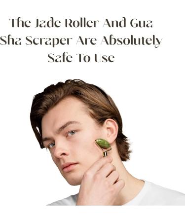 |ma.rs by GHC Jade Roller & Gua Sha Massager Combo Natural Jade Stone Improves Facial Micro Circulation Reduces Puffiness & Wrinkles. - Buy Online on GoSupps.com