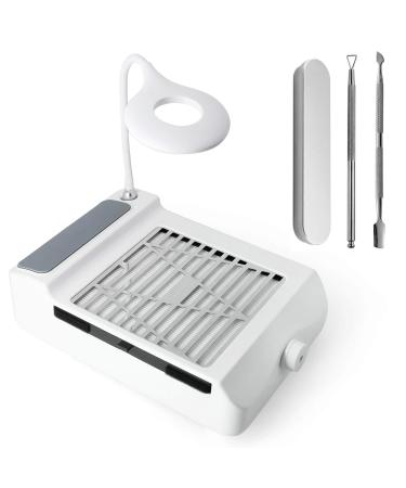Nail Dust Collector for Acrylic Nails  Powerful Nail Dust Extractor Vacuum Cleaner Suction Fan with Stainless Steel Cuticle Pusher Manicure Tool (01) - Buy Online on GoSupps.com