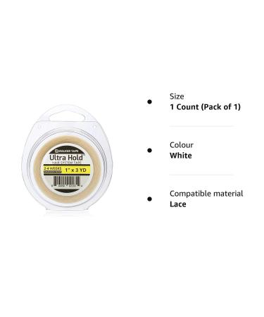 Walker Tape 1 x 3 Yards Ultra Hold Double-Sided Wig Toupee Tape - Buy Online on GoSupps.com