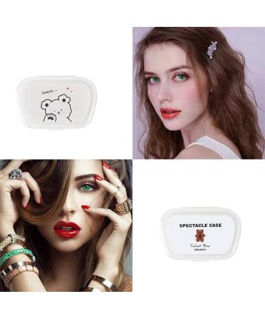 Lonsvttu 2 Pack Contact Lens Cases - Stylish Storage for Travel & Outdoor Activities - Durable & Compact Contact Lens Containers - Buy Online on GoSupps.com