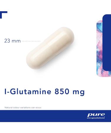 Pure Encapsulations L-Glutamine 850mg Capsules - Professional Strength Formula - 90 Capsules - Buy Online on GoSupps.com