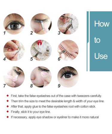 Shop Premium 5 Pairs Imitation Mink Hair False Eyelashes Curly & Reusable Styles for Stunning Looks - Buy Online on GoSupps.com