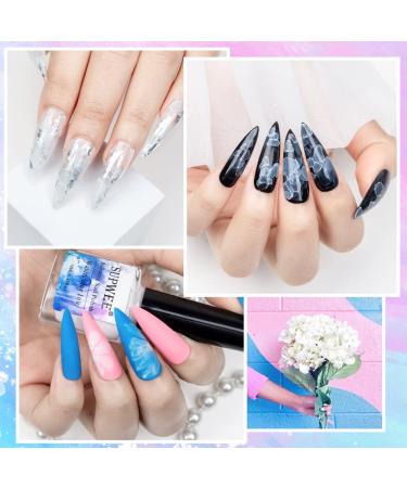 White Watercolor Ink Gel Polish for Nail Art Design - 10ML - Buy Online on GoSupps.com