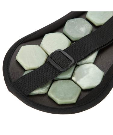 Buy Jade Stone Eye Mask - Germanium Magnetic Healing Tool for Skin Care & Relaxation - Buy Online on GoSupps.com