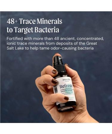 Ameo Life Natural Mint Mouth Spray with 10 ppm Colloidal Silver - Natural Breath Freshener & Dry Mouth Remedy with Xylitol - Portable Oral Care - Bad Breath Spray & Dry Mouth Relief - 2 oz - Buy Online on GoSupps.com