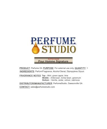 ALPHA DUDE Pure Perfume Oil for Men with Long Lasting Sexy Fragrance Accords 10ml Roller Bottle (Pour Homme Signature 10 mL) Pour Homme Signature 0.33 Fl Oz (Pack of 1) - Buy Online on GoSupps.com