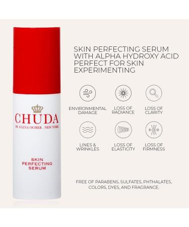 Chuda Skin Perfecting Serum - AHA Brightening & Hydrating Anti-Aging Facial Serum - 30ml for Radiance & Clarity - Buy Online on GoSupps.com