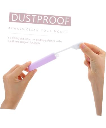 Clispeed 5ST Portable Travel Toothbrush - Soft Bristles for Adults & Pregnant Women | Ideal Camping & Travel Tooth Cleaning Device - Buy Online on GoSupps.com