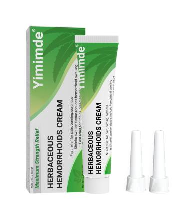 yimimde Hemorrhoid Treatment Ointment - Natural Formula for Fast Relief from Pain Itching Burning Swelling & Fissures | Natural Aloe & Vitamin E