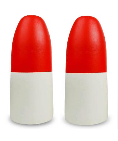 OROOTL Crab Trap Buoy Float Kayak Canoe Boat Stabilizer Crab Pots Buoys Shrimp Trap Floats Fishing Marker Buoys Red White 5x11 6x14 7x14 inch 2pcs-6x14 Inch