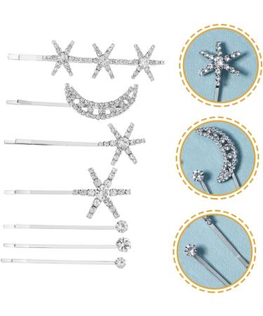Angoily 1 Set Fringe Bobby Pin Hair Accessory for Women Hair Clips for Women Rhinestone Hair Clip Side Clip Rhinestone Bobby Pins Hair Clips for Girls Alloy Headgear Rhinestones - Buy Online on GoSupps.com