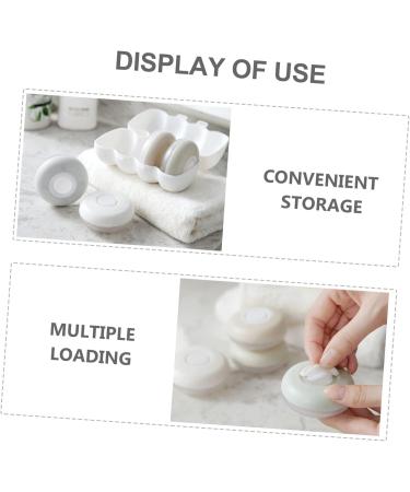 MAGICLULU 4 Sets Travel Bottle Travel Size Cosmetic Press Containers Travel Containers for Cream Daily Use Lotion Jar Silicone Travel Containers Sealed Container Travel Can Storage White Pp - Buy Online on GoSupps.com