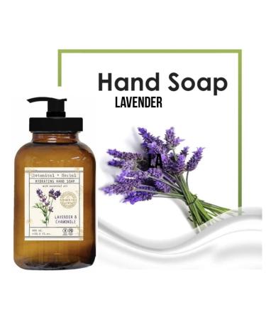Buy Botanical Herbal Hand Soap Set (4 x 22 Fl Oz) - Infused with Essential Oils: Lavender Chamomile Sage Eucalyptus Citrus Verbena Coconut Hibiscus - International Shipping Available - Buy Online on GoSupps.com