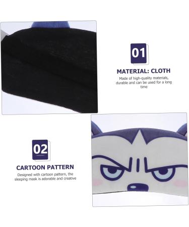 Fomiyes Eye Mask - 4 Pieces Dark Eye Flap for Migraine Relief | Adult & Kids Sleeping Eye Valves | Portable Fabric Comfort for Travel - Buy Online on GoSupps.com