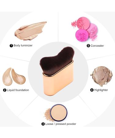 Professional Body Makeup Brush | Kabuki Foundation Brush for Flawless Tanning & Bronzing | Ideal for Face & Legs - International Shipping Available - Buy Online on GoSupps.com