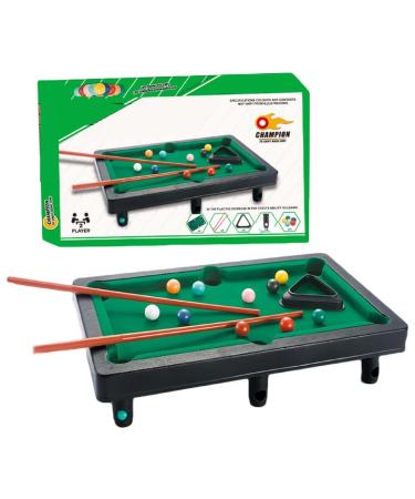 OTGO Home Office Desk Stress Relief Games Mini Pool Table Tabletop Desktop Billiards Snooker Game with 2 Sticks and Balls for Kids Adults Dorm Room