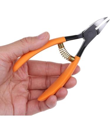SVAASA Nail Clippers Orange Soft Nail Cuticle Nipper Stainless Steel Tweezer Clipper Dead Skin Remover Scissor Plier Manicure Nail Art Tool (Color : Orange) - Buy Online on GoSupps.com