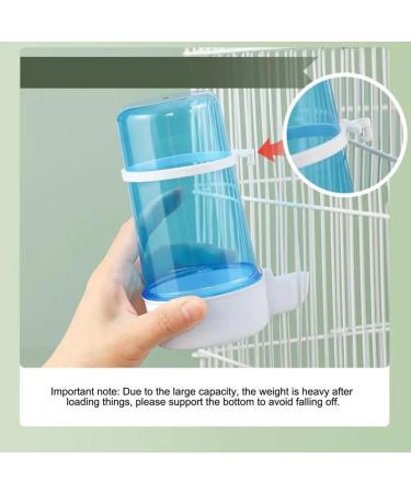 2pcs Plastic Bird Feeder Parrot Water Feeders Parrot Water Dispenser Pet Bird Plastic Water Clip for Bird Cage Accessories Large Capacity Design - Buy Online on GoSupps.com